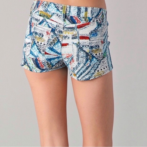 RAG & BONE Jean Surf Knit MultiColor Shorts size 28 - Picture 4 of 12